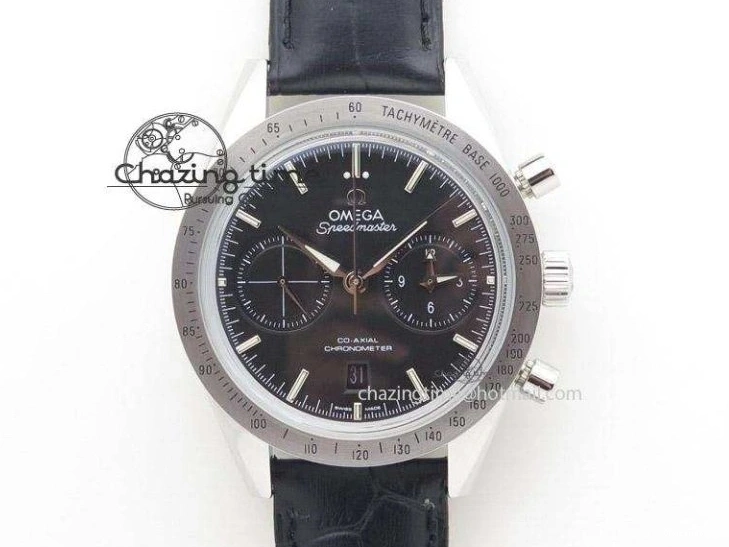0503 Speedmaster Racing Master SS HKF Best Edition Black Dial on SS Bracelet A Versatile 7810